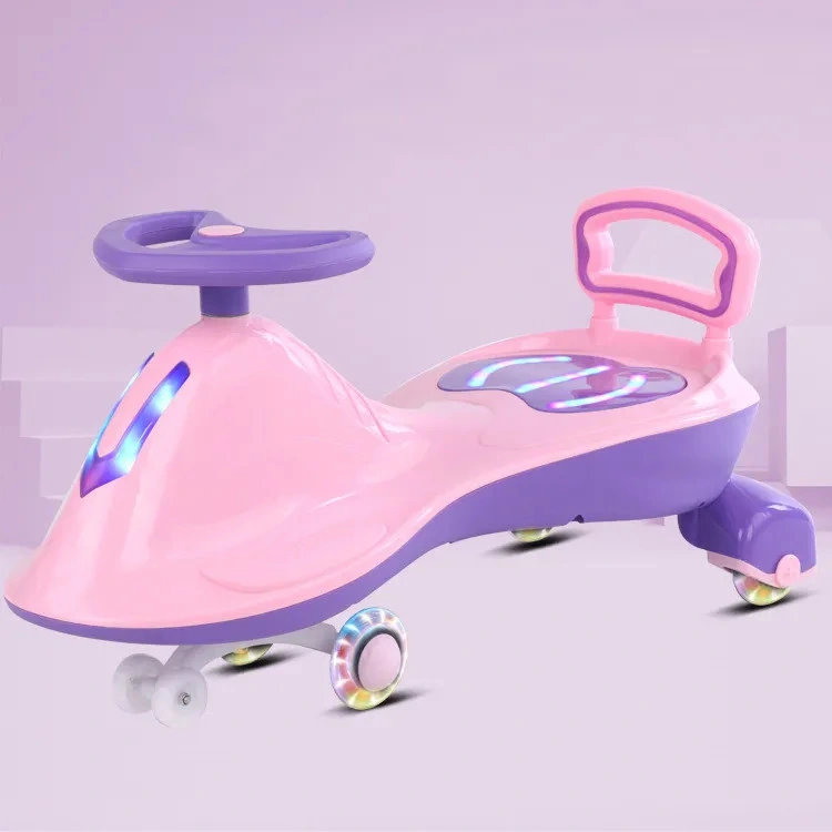 Children Toys Kids Baby Slide Car New Model Colorful Cheap Swing Car Ride on Toys
