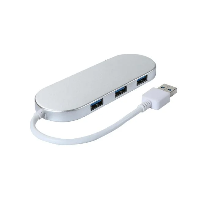 4 Port USB 3.0 Ultra Slim Data Hub with Extended Cable