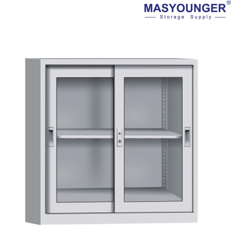 Swing Glass Door Cupboard Storage Cupboard Steel Office Cabinet Metal Furniture