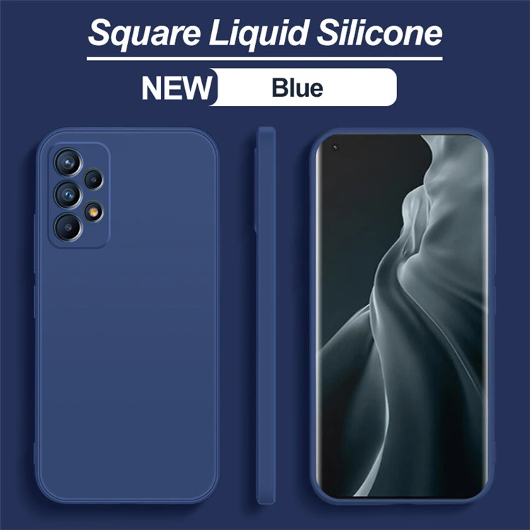 Anti-Drop Square Liquid Silicone Mobile Phone Case for Samsung Galaxy A52 5g/Samsung Galaxy A32 5g/A12 5g