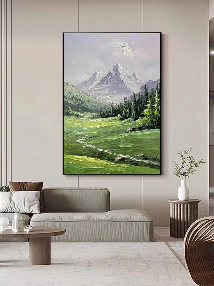 La decoración del hogar de pared de Arte Moderno de lienzo paisaje reproducción artesanal pintura al óleo