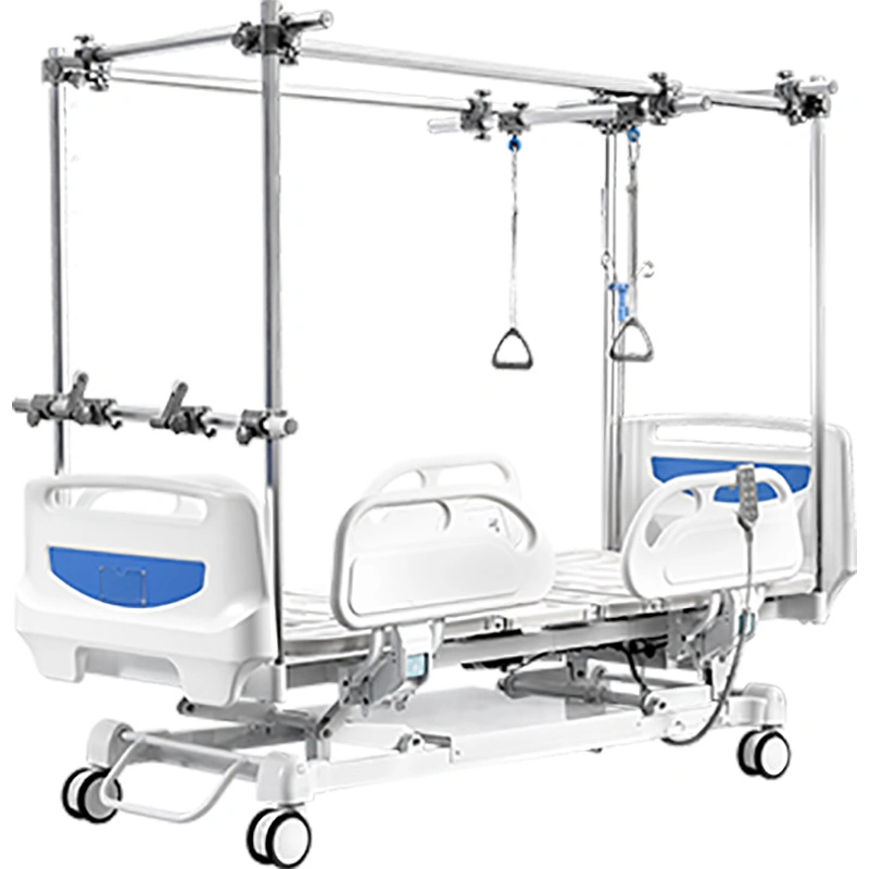 Hospital Furniture Equipment Health Care Steel 2 Cranks Manual Two Function Hospital Beds Medical Bed Price for Elderly