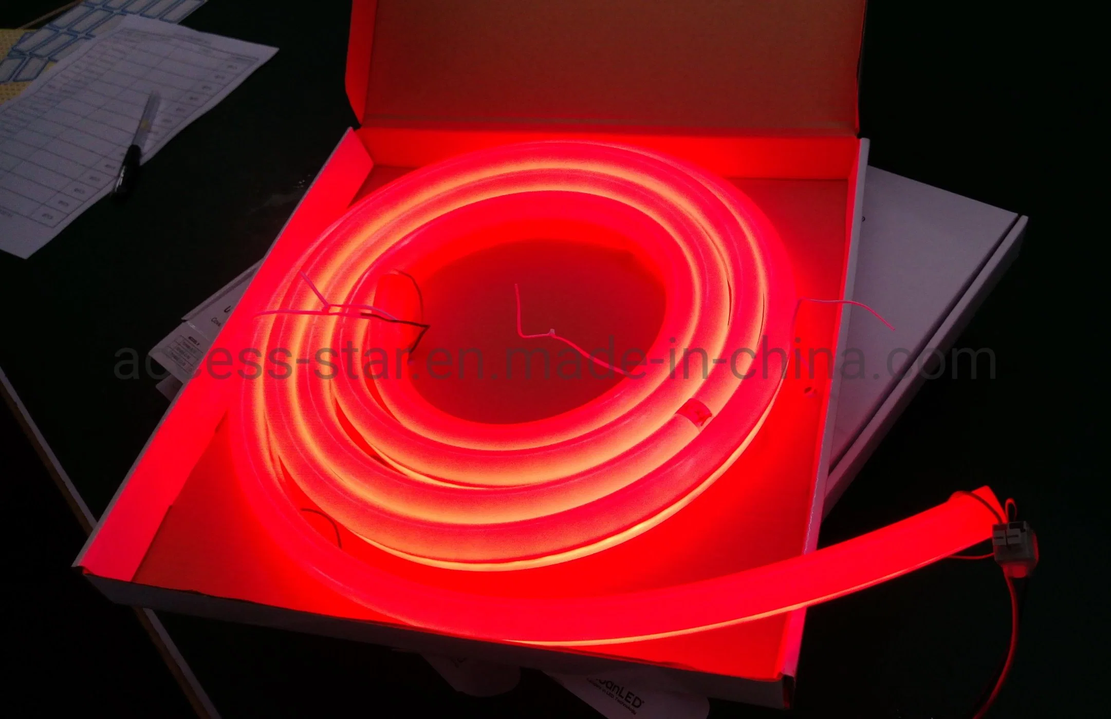 Custom LED Neon Light, AC 110-240V Flexible LED Neon Strip Lights