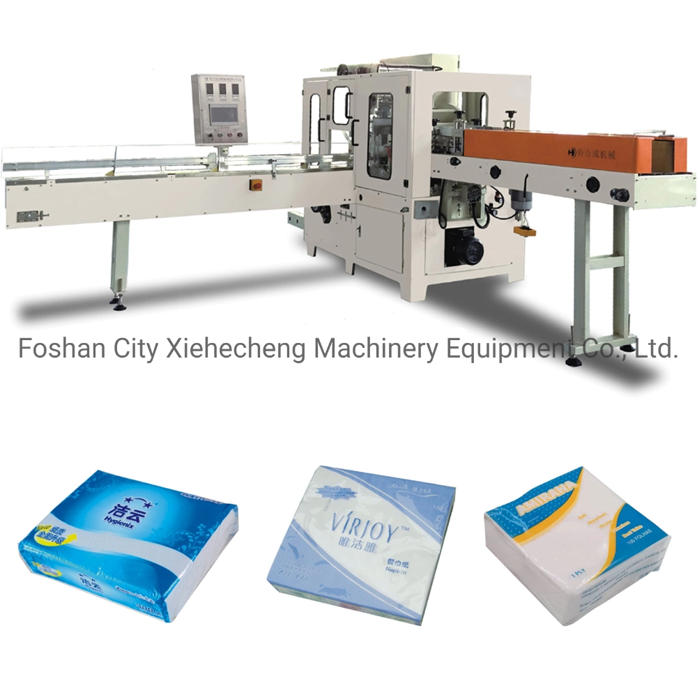 Automatic Single Bag Double 2 Pack Napkin Paper Serviette Tissue Packing Packaging Wrapping Machine