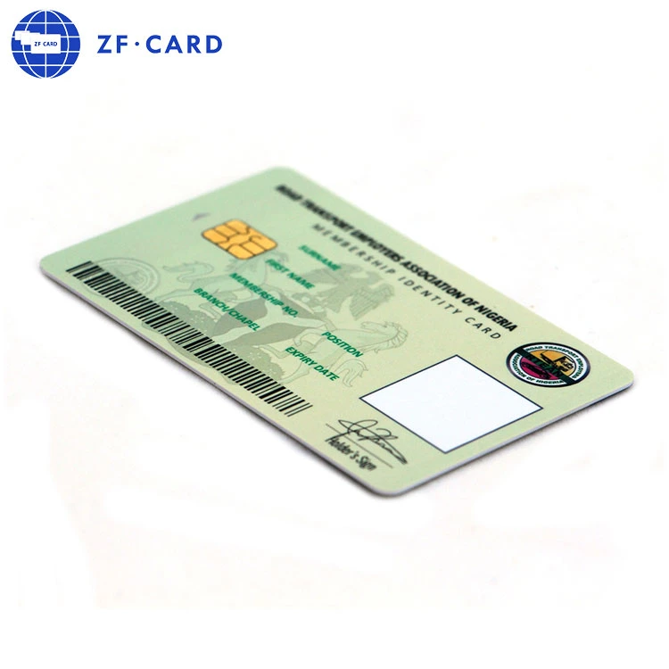 Free Design Plastic Attendance Chip Card 4K FM 24c04 Contact Access Control Card