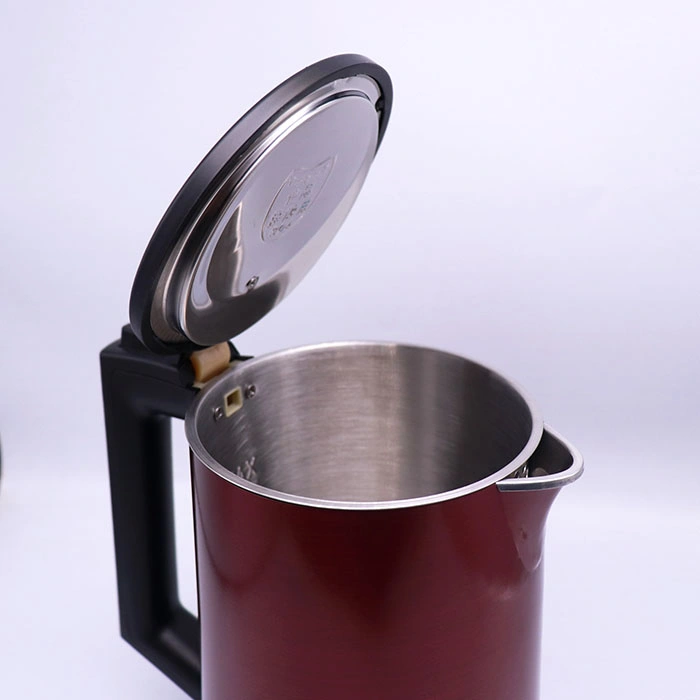 Cheap Home Kitchen Appliances Electric Double Layer Red Spray-Paint Electric Kettle