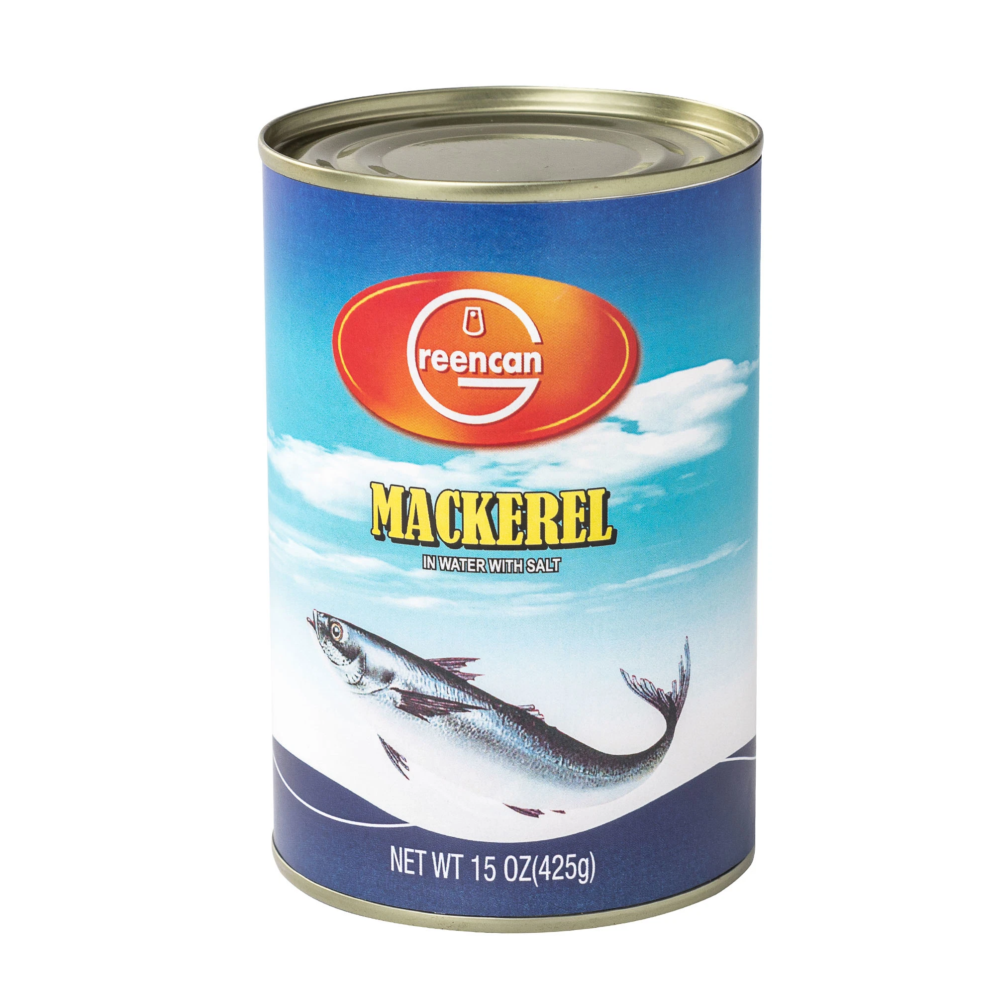 Health Seafood Canned Mackerel Fish in Brine with OEM