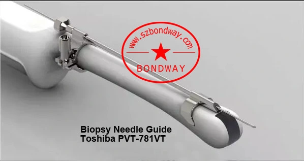 Guía de aguja de biopsia para el transductor Mindray 6CV1p 6CV1 (s) 65eb10ea 65ec10ea 65ec10eb 65ec10ec 65ec10ED, adaptador de aguja reutilizable para sonda de ultrasonidos