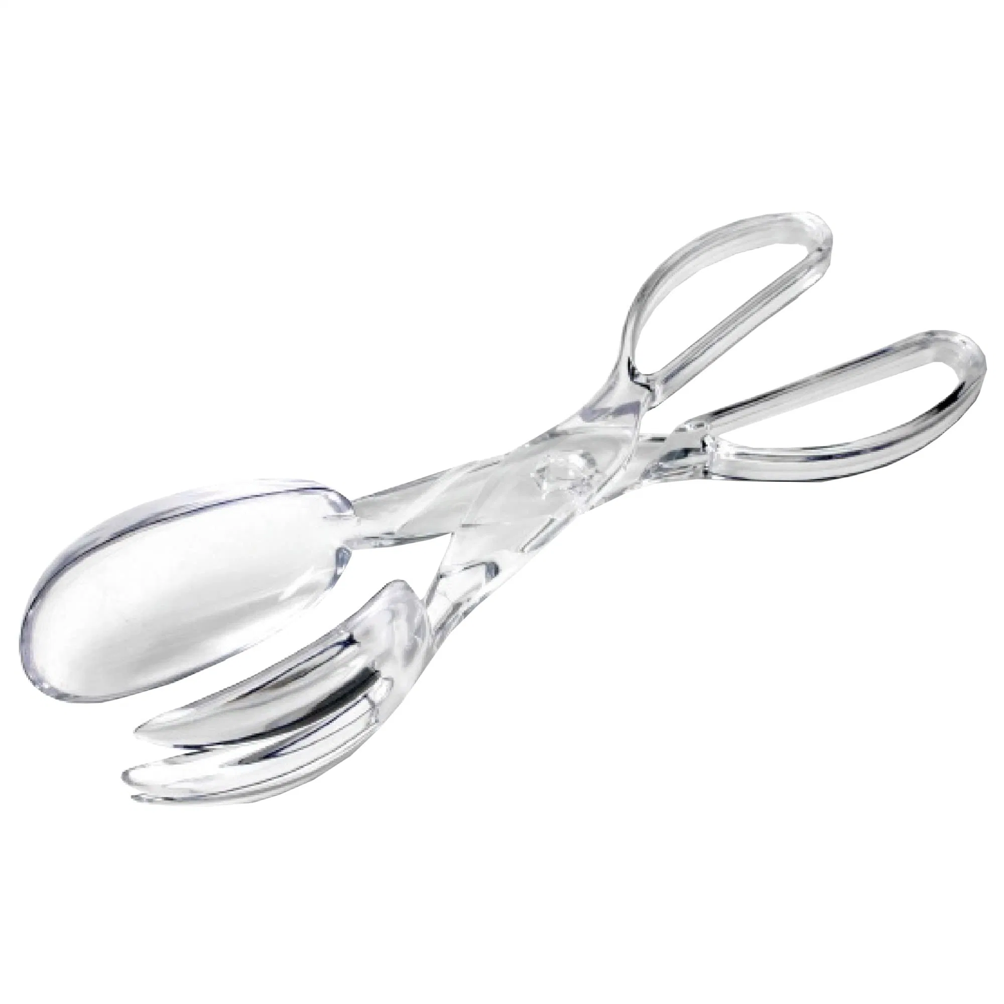 Clear Kitchen Scissor Salad 11 Inches Tongs