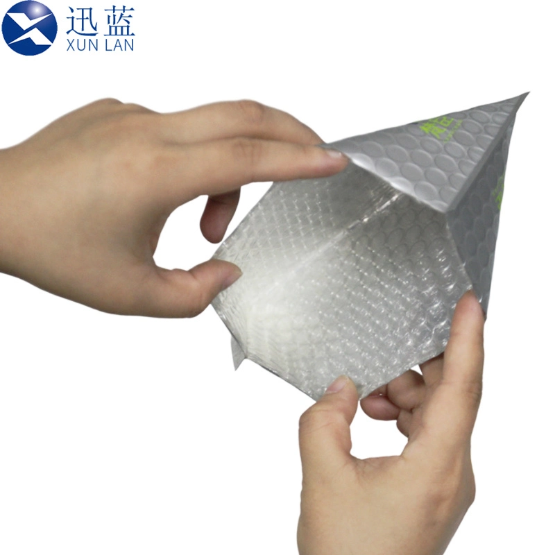 Custom Metallic Bubble Envelope Protective Cushioning Bags for Packaging & Shipping