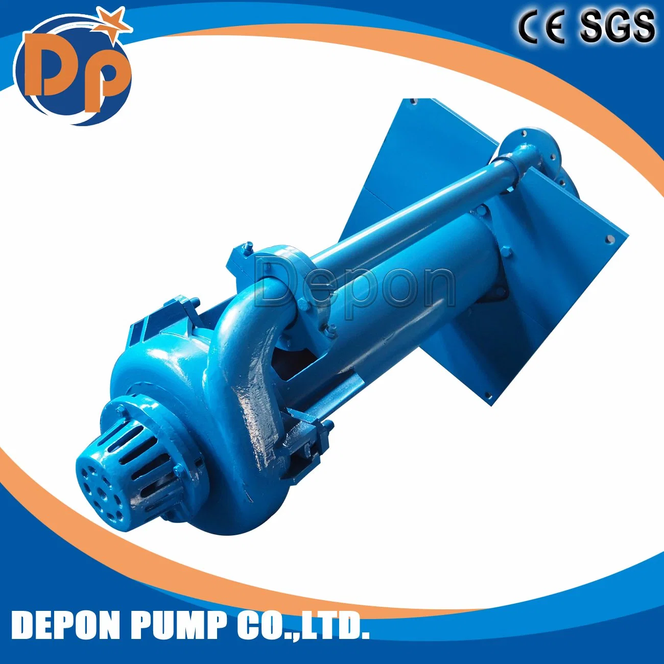 Long Shaft Electric Motor Open Well Water Tank Centrifugal Vertical Slurry Pump