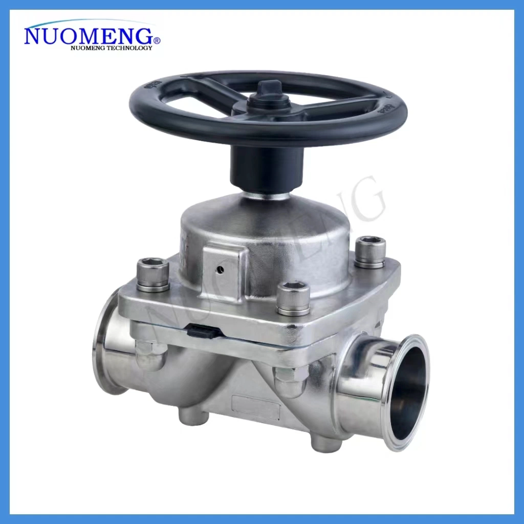 Sanitary Stainless Steel Mini Manual Clamped Diaphragm Valve (ISO-No. RG0206)