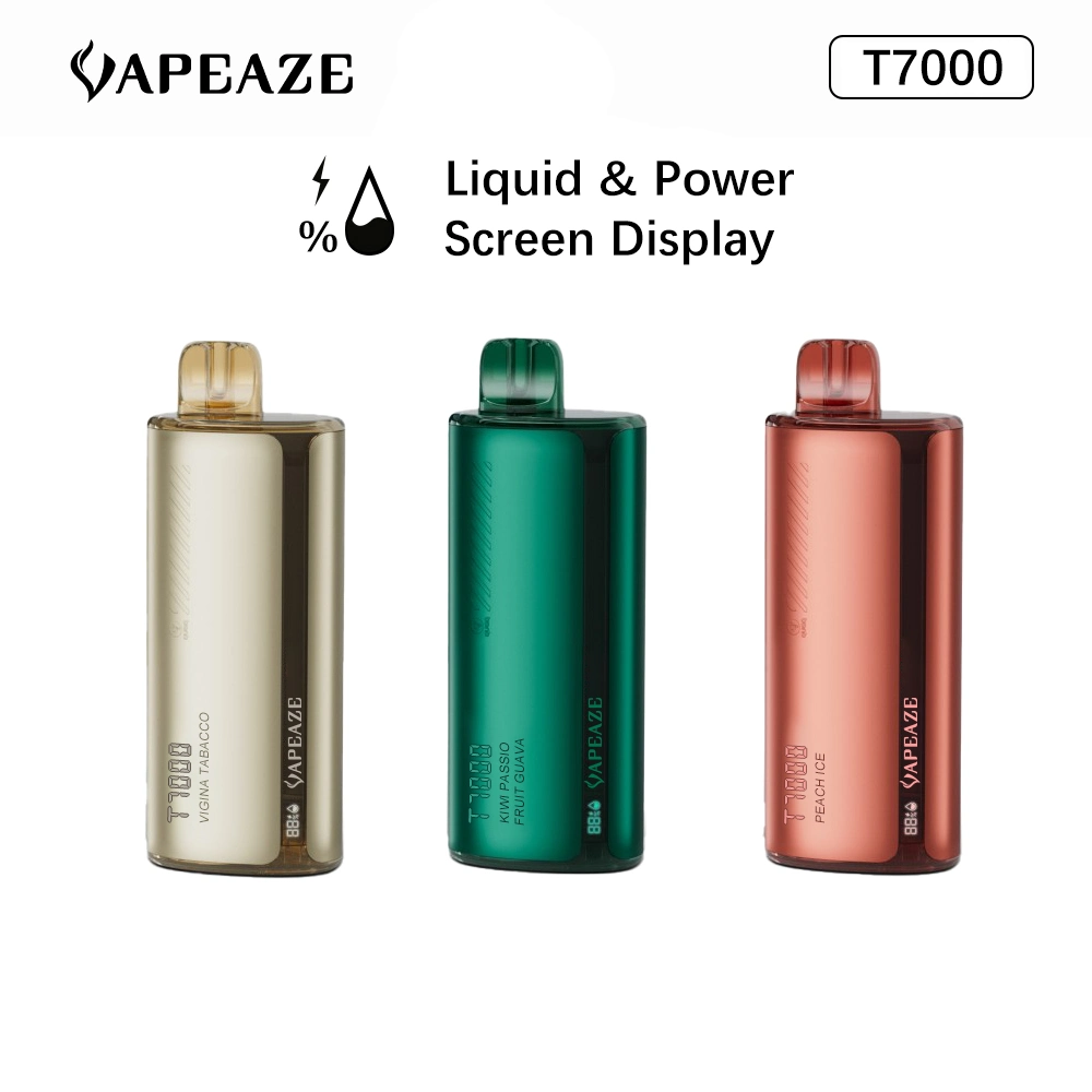 Original Factory Specialized Low Price Mesh T7000 Puff Disposable/Chargeable Vape E Cigarette 18ml E Liquid Support OEM/ODM