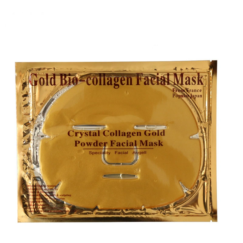 Commerce de gros OEM Gold/rose/blanc/couleur noire de gel de collagène naturel Chollagen couchage masque facial de cristal
