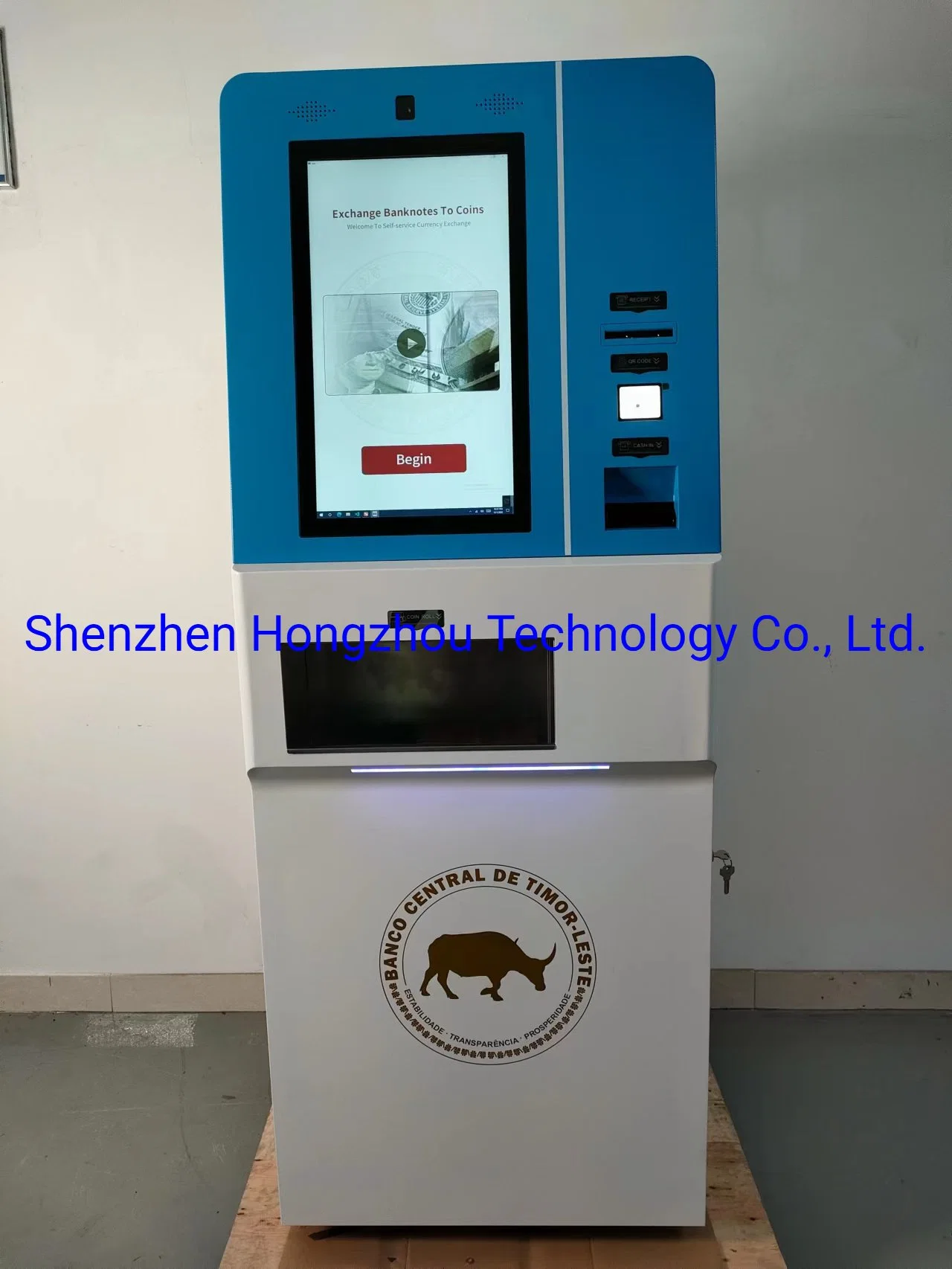 All in One Cash Exchange Terminal Touch Screen Self Service ATM Machine Coin Bill Acceptor Machine Currency Exchange Kiosk