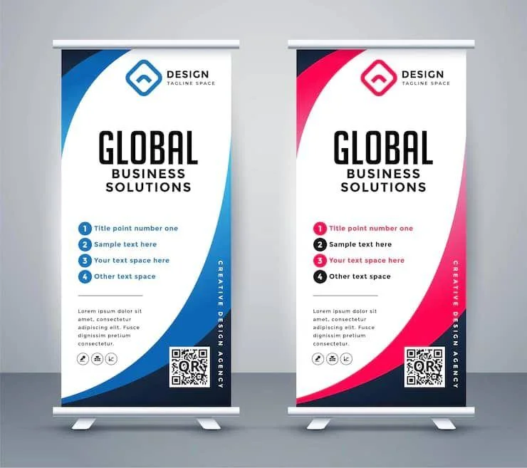 Wholesale Customized Stand up Banner Retractable Roll up Banner Stand Roller Banner