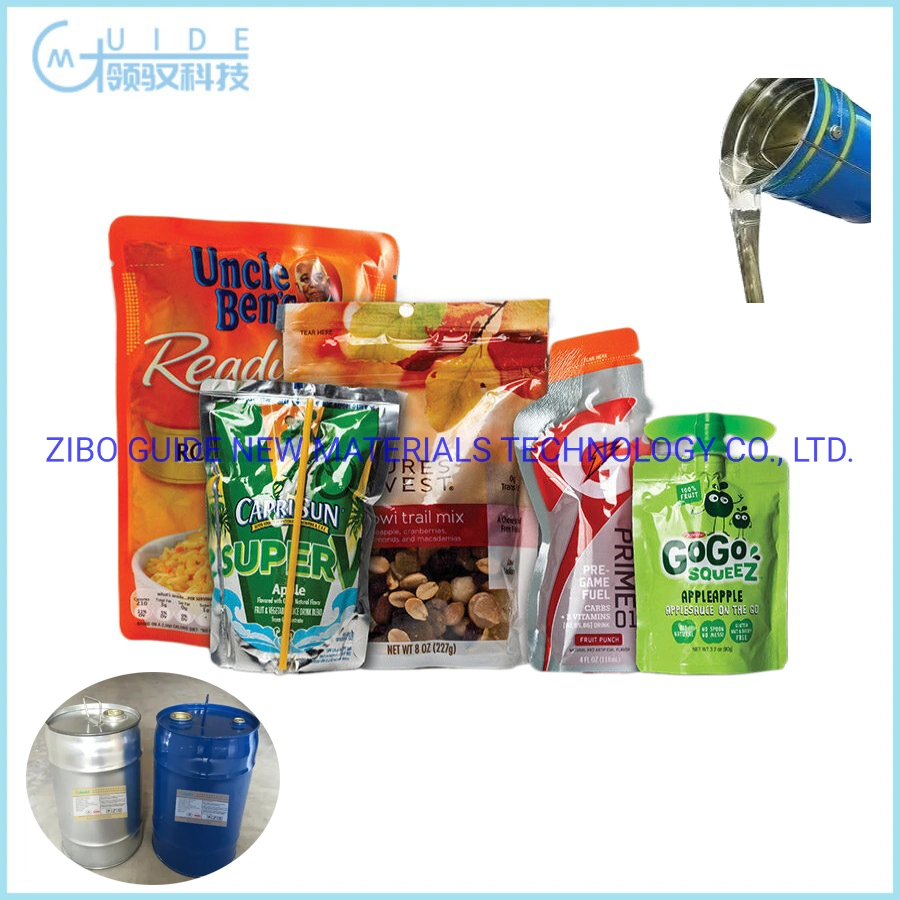 Solvent Type Two Component Flexible Lamination Adhesive for Bonding VMPET and PE Film Packaging