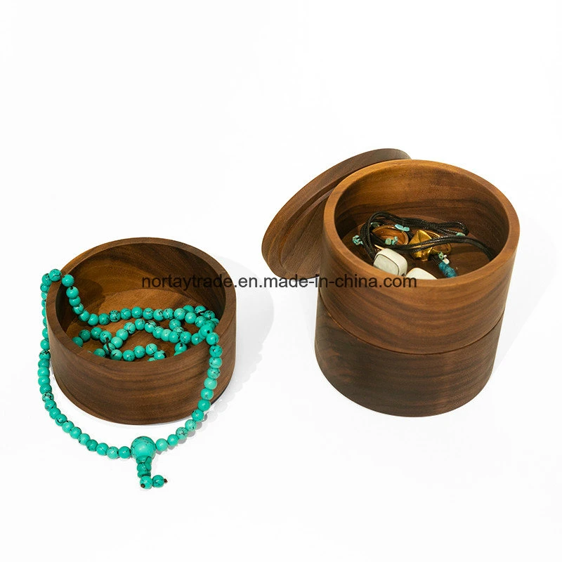 Walnut Wood Storage Box Wooden Jewelry Box