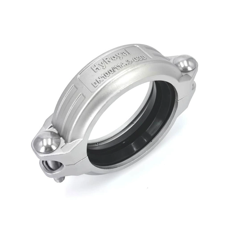 Model G30 SS316 DN250 Stainless Steel Rigid Coupling Clamp for Pipe Joint