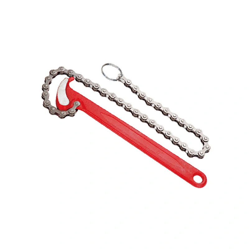 Heavy-Duty Adjustable Oil Filter Chain Water Pipe Wrench Open End Ring Wrench