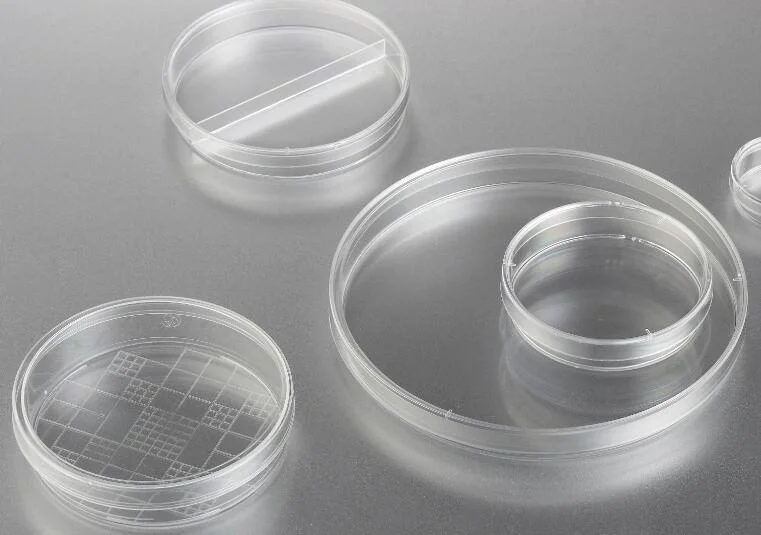 High Quality 90*15mm Two-Compart Petri Dish