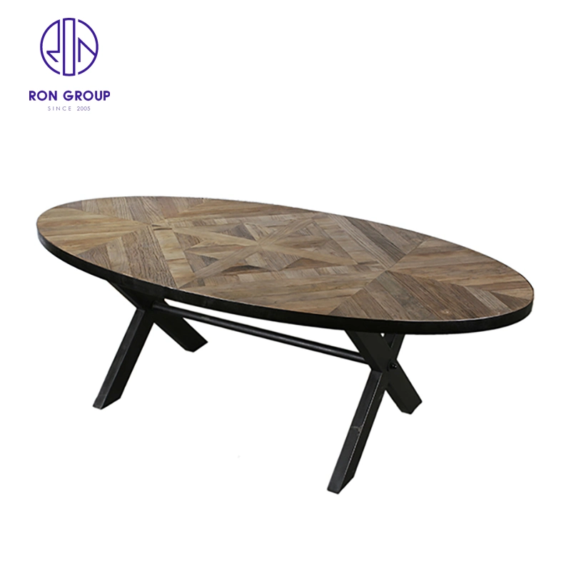 Solid Wood Large Round Table Table Board Elm Round Table Board