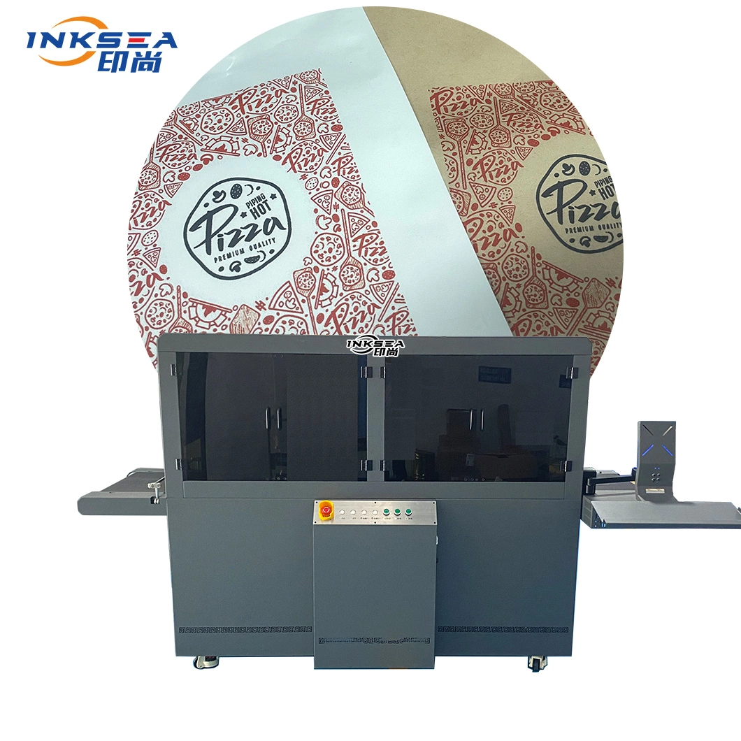 High Speed OnePass Drucker Karton Druckmaschine Ricoh G5 Kopf 4-5 4-Farb-UV-Drucker für Papierbeutel Pizza Box Cup Hülse Wellpappe