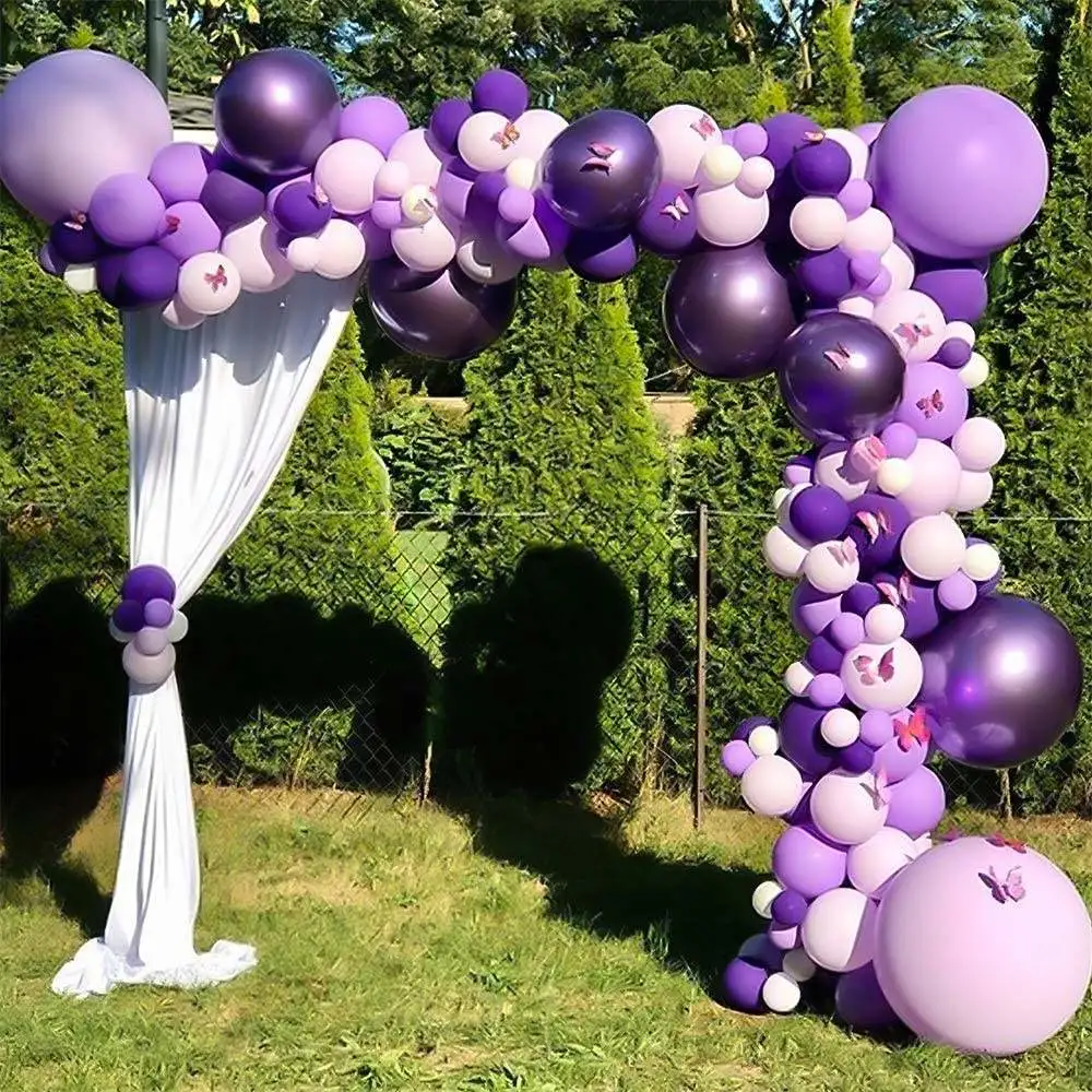 Décoration de fête de mariage avec des ballons de révélation de genre, kit de ballons de bricolage, guirlande d'arche de ballons pour anniversaires, ensemble de ballons en latex pour arches.