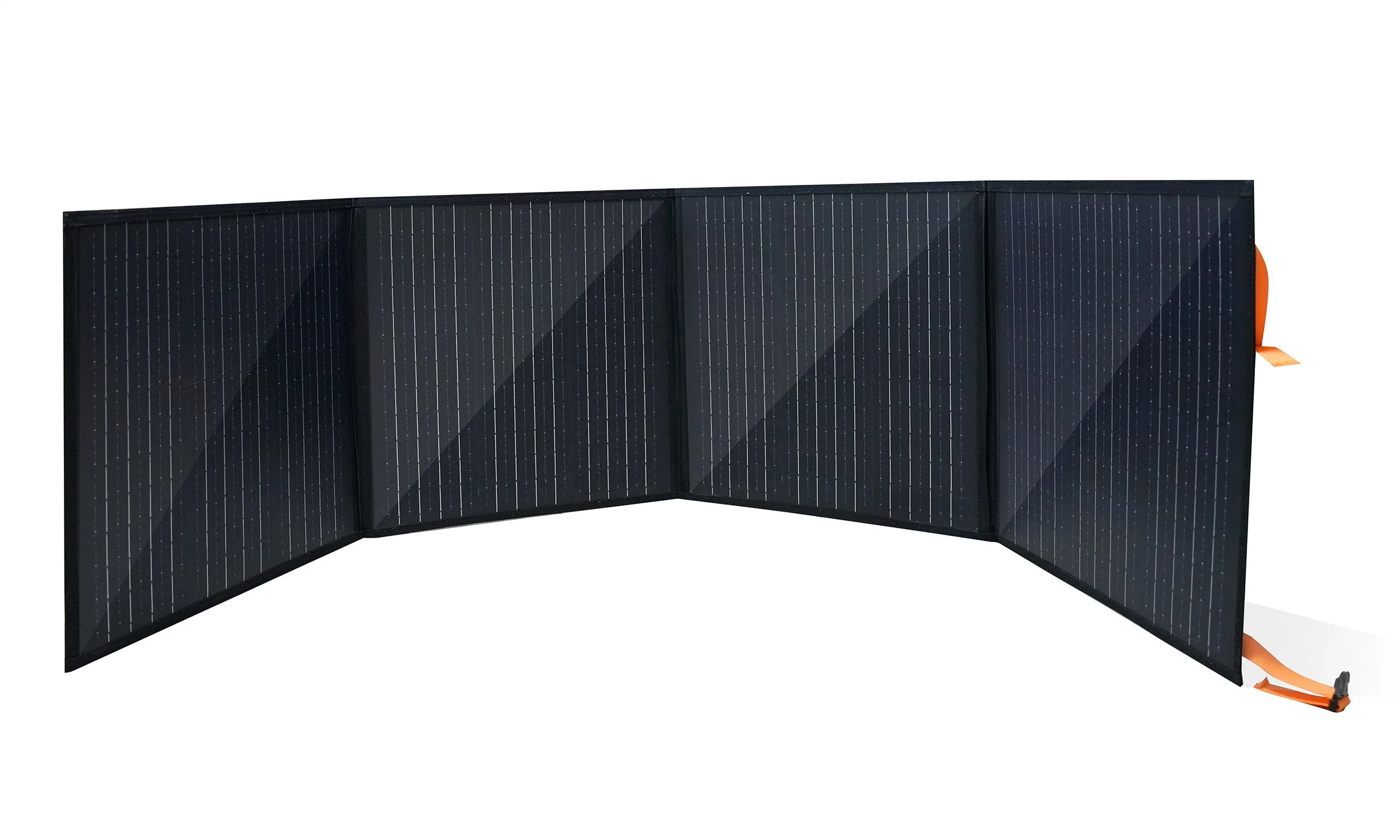 Painel solar portátil Mono dobrável de 100 W e 18 V para utilização no exterior Energia de emergência carregador de painel solar dobrável leve