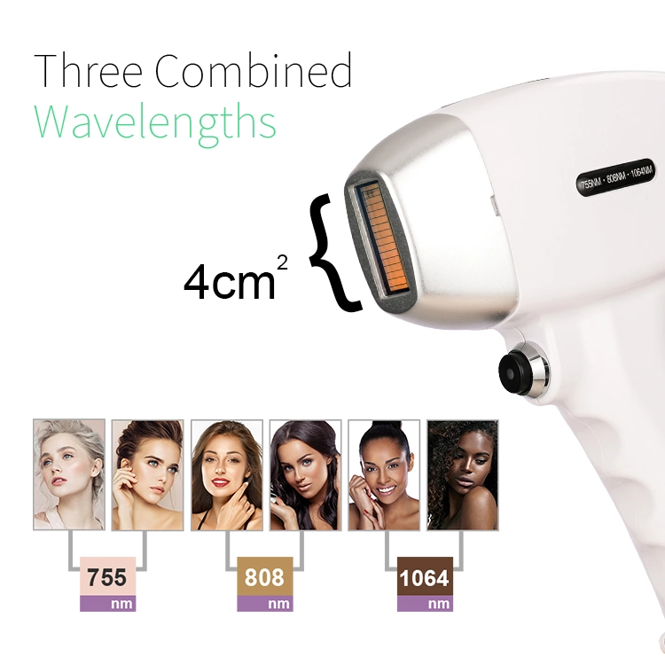 4K Display Diode Laser Titanium 1200W 1600W Triple Wave 755 808 1064nm Diode Laser Hair Removal Ice Platinum Salon Beauty Equipment Price