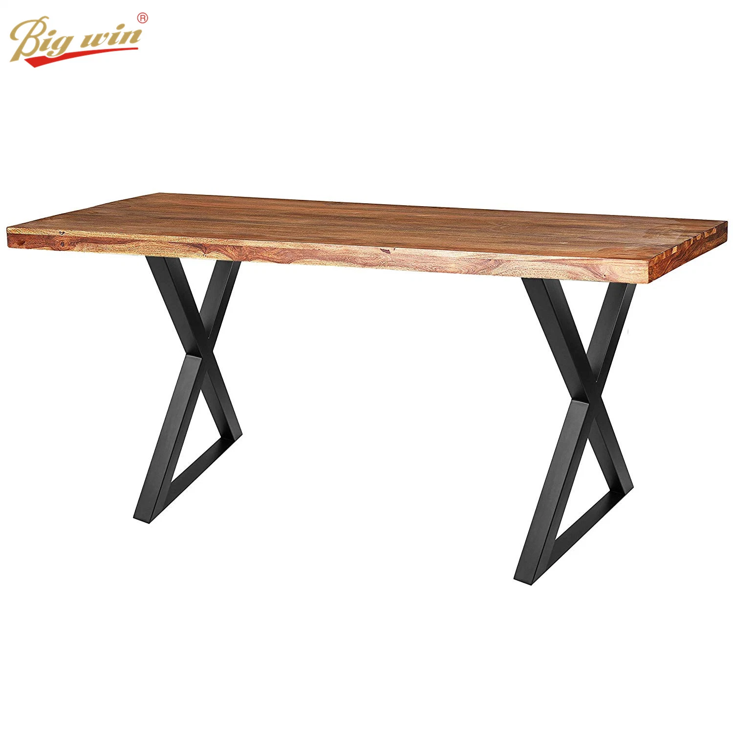 Fabricante chinês popular de ferragens para móveis Perna de mesa de aço preto metálico estilo hairpin