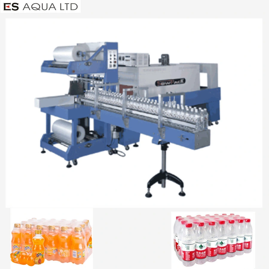 Auto Water Bottle Shrink Film Wrapping Packaging Packing Machinery Machine