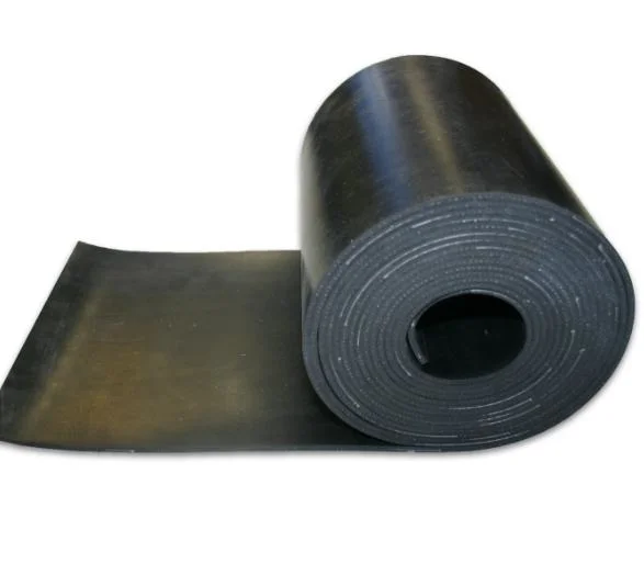 High Qualityimpact Resistant SBR Rubber Sheet Roll with Fabric Nylon Insertion Reinforcement