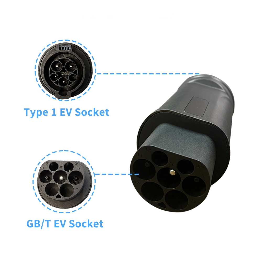 Tapez 1 pour GB/T EV EV EV bouchon adaptateur Adaptateur de chargeur