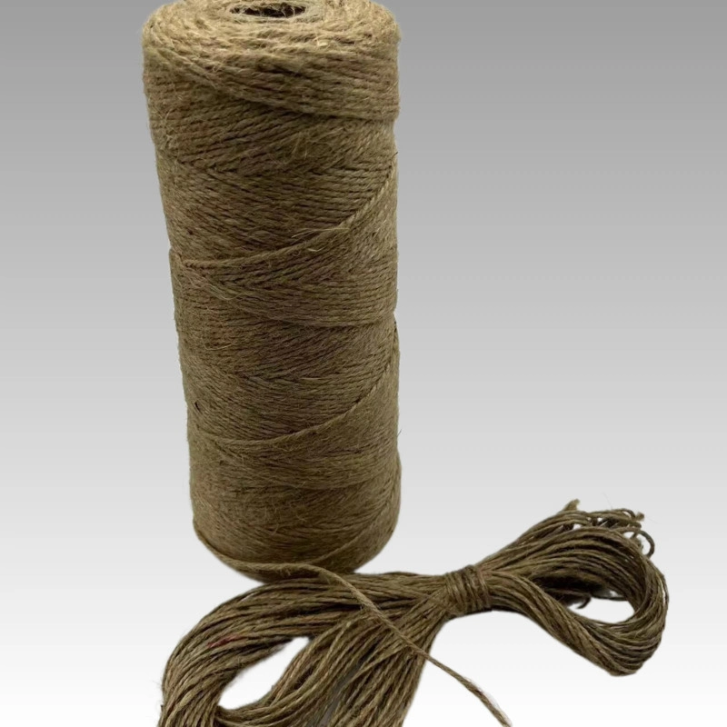 100% Natural Twisted Jute Hemp hilo Hemp cuerda de embalaje para la venta de embalaje, decoración, Jardinería