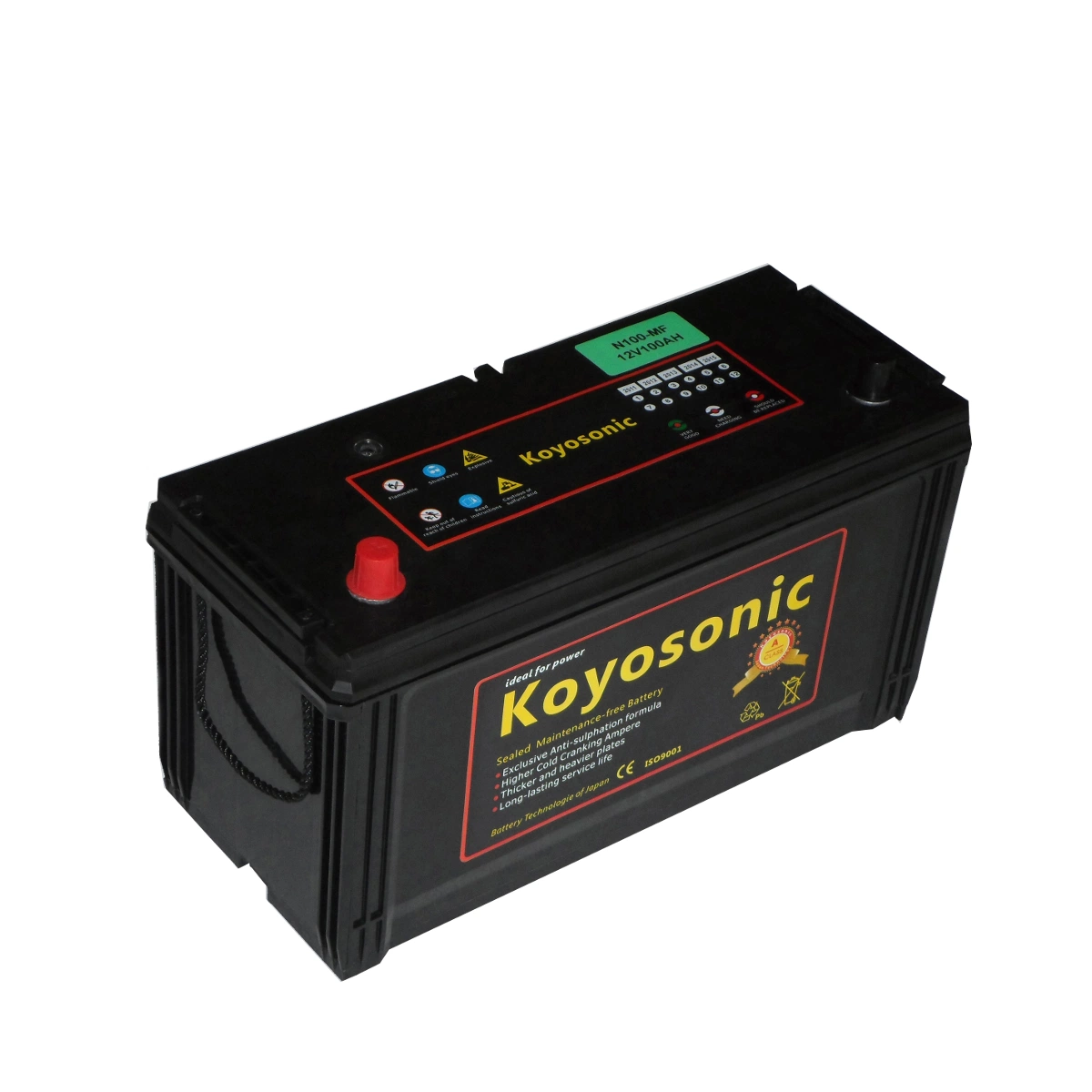 DIN 85 Lead Acid Maintenance Free Automotive Battery 12V 85ah Car Battery Auto Spare Parts