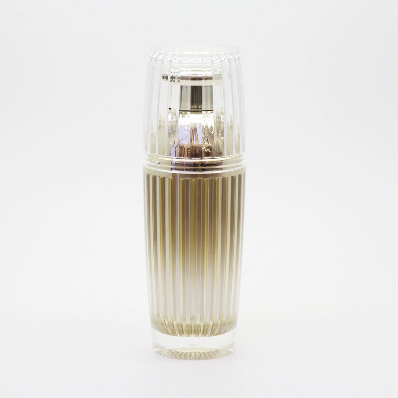 Reflectante romboidal de lujo en frasco de loción para el cuidado de piel de la botella de esencia de la máscara de cremas faciales la botella de embalaje