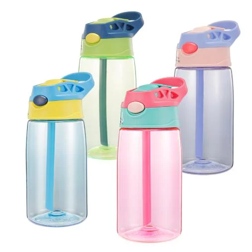 Bouteille d'eau en plastique sans BPA Aohea Kids pour enfants de retour à l'école.