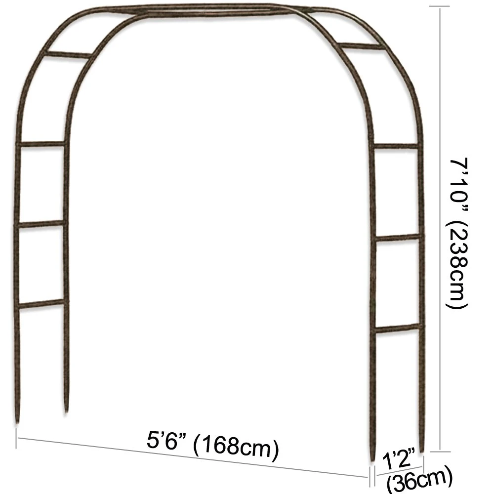 Metal Pergola Arbor Assemble Freely Various Climbing Plant Arch Bridal Garden Ornaments