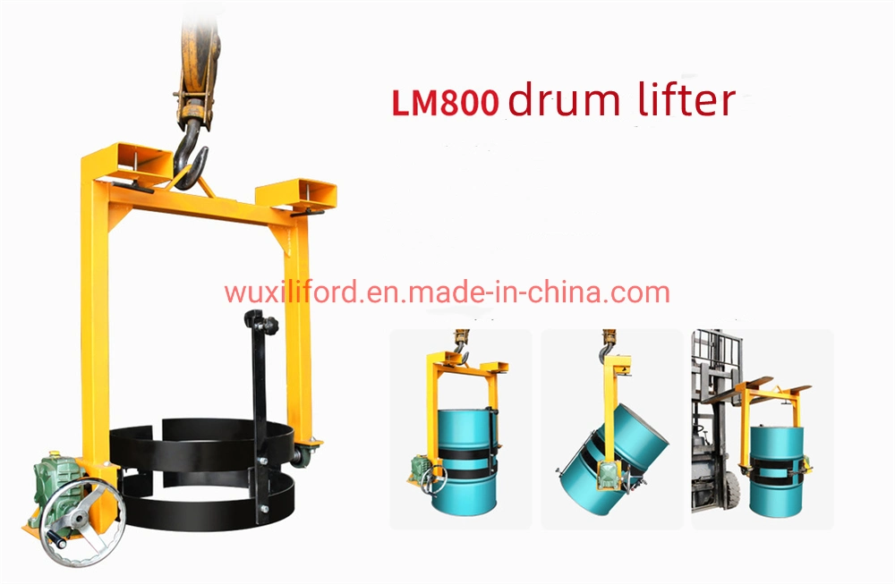 China precio de fábrica rotación de mano vertical tambor elevadores tambor elevador Dispensadores LM800