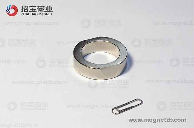 Customized Special Shape Disc Magnet with Sunk Hole Rare Earth Permanet Neodymium Neo NdFeB High Quality Magnet with Zinc Coating