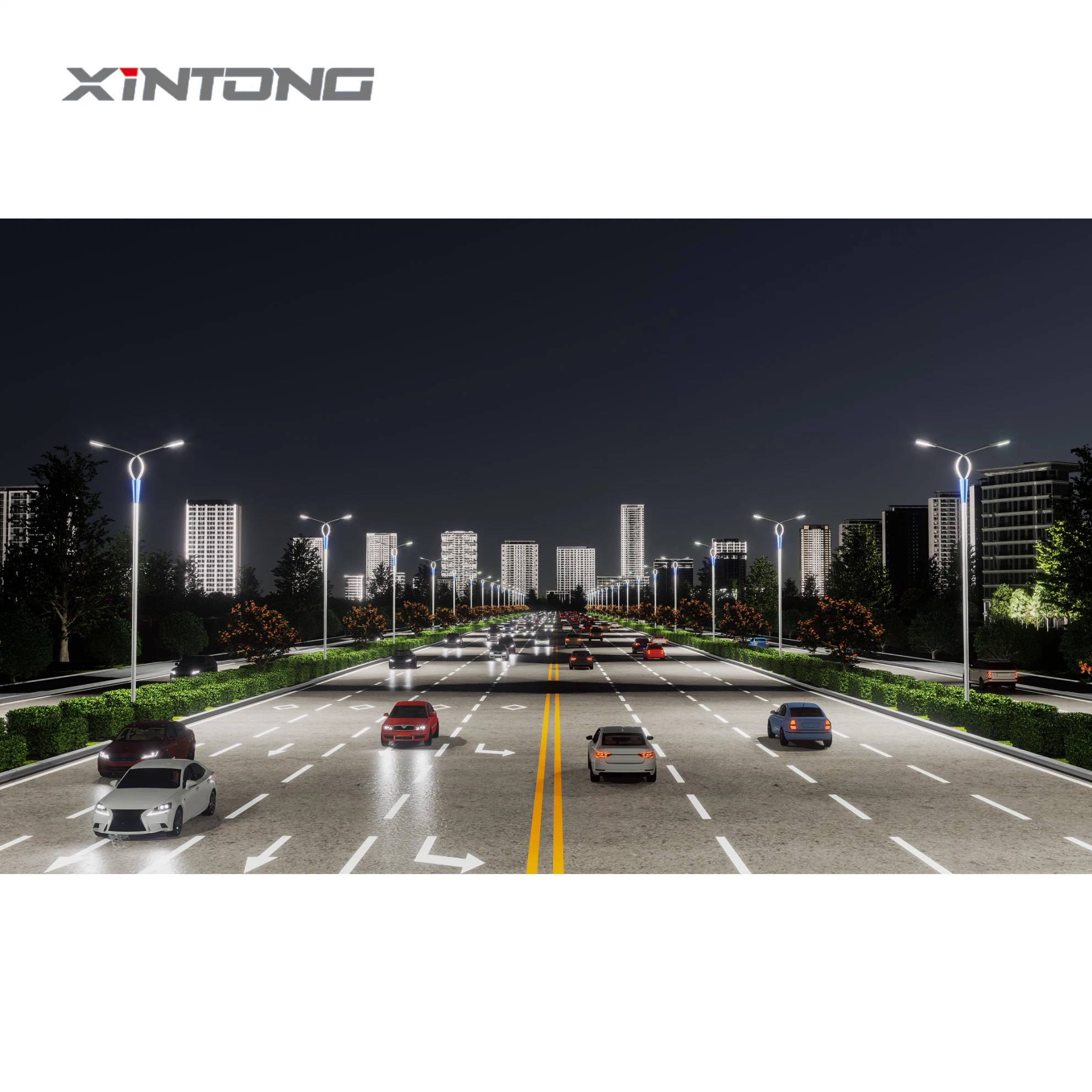 Aluminium Parkplatz Xintong Karton Box Solar LED Straßenleuchte