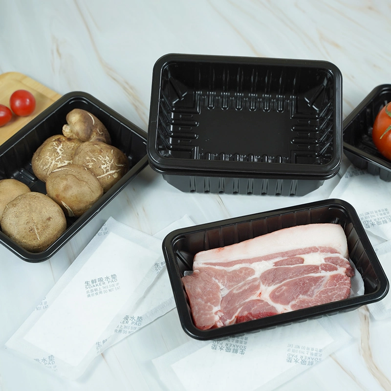 Disposable Frozen Food Tray Packaged Supermarket Meat Blister Packing Food Tray