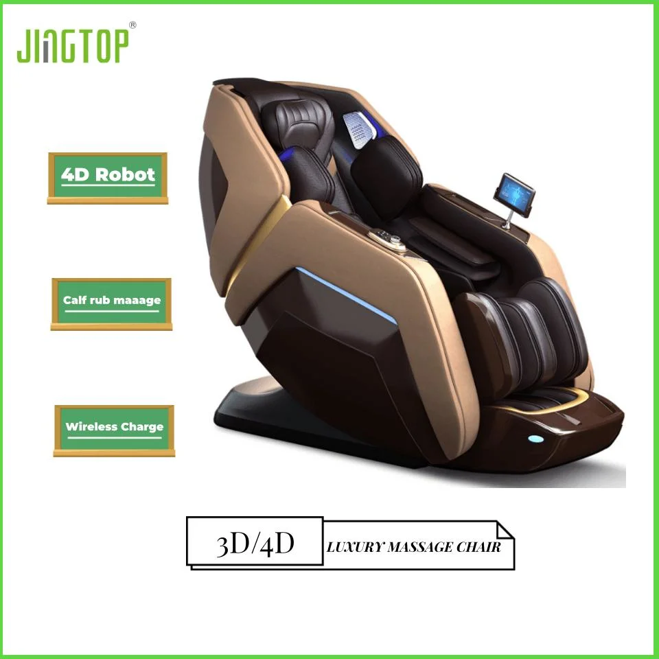 Hot Sale Electric Kneading 4D Zero Gravity Heated Full Body Massage Chair