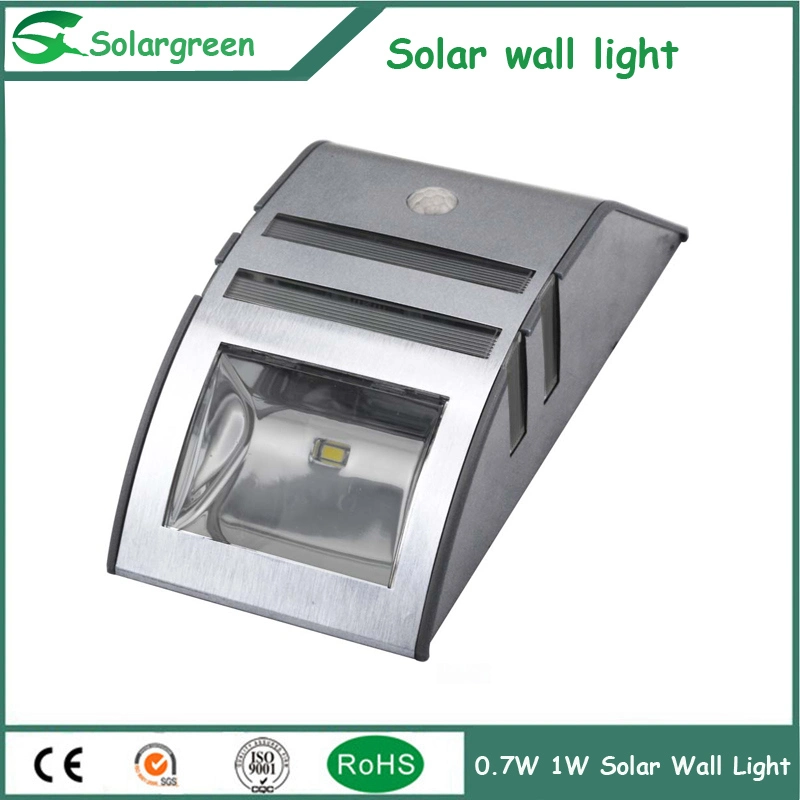 Todo-en-uno de pared Solar LED 1W/Luz de estacionamiento, facilidad de uso