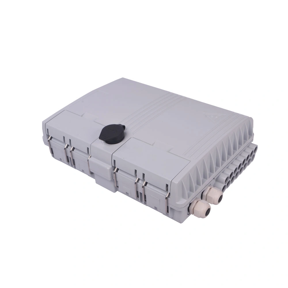 Montaje en Rack PLC Splitter de fibra óptica FTTH Caja Caja de bornes