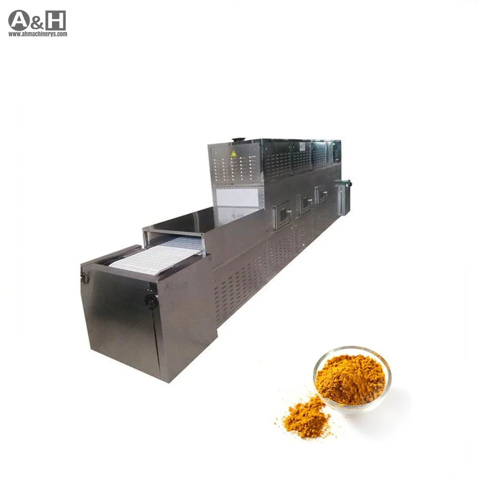 Microwave Drying Sterilization Machine for Snack Food Agricultural Products Fish Slice