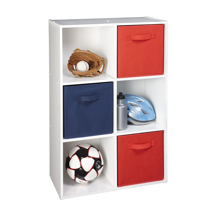 Startseite Möbel Wohnzimmer 6 Cubes Wandhalterung Holzschrank Bücherregal Für Den Storage Organizer