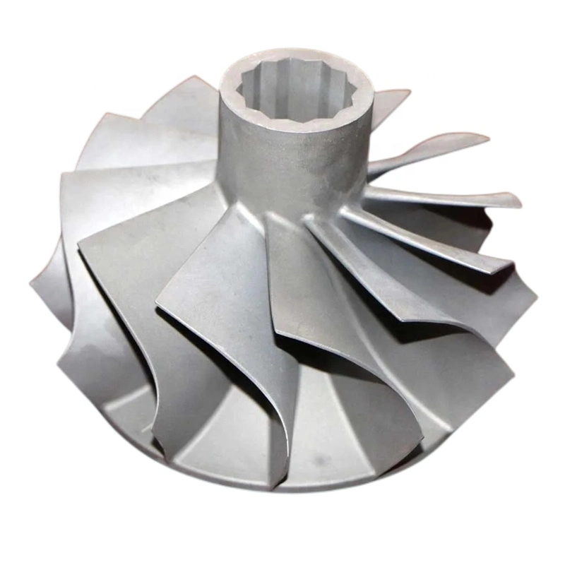 Gießen 5 Achse CNC Turbolader Titanlegierung Nickel-Legierung Kompressor Turbo Turbine Rad Kompressor Impeller Hersteller