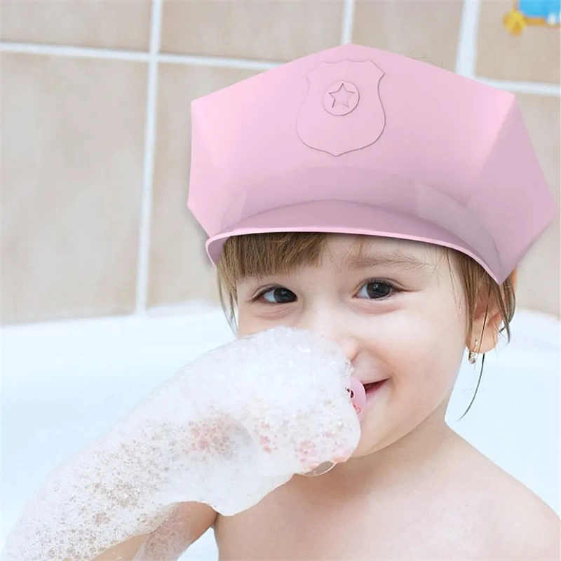 Baño de bebé suave champú Protección de ducha Sombrero niños Ear Ducha Tapón